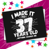 37歳皮肉ミームおもしろい37誕生日 ポストカード