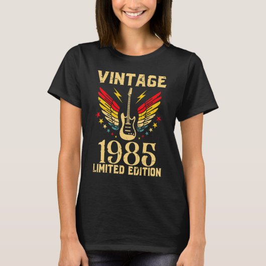 37歳誕生日ギターギタリスト37位 Tシャツ (正面)