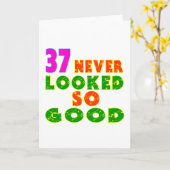 37見たことがない良い誕生日デザイン カード (黄色い花)