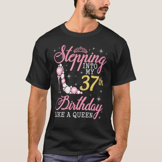 37誕生日に入ってボスW Tシャツ (正面)