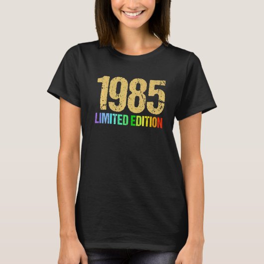 37誕生日レディースメンズ37年1985 Tシャツ (正面)