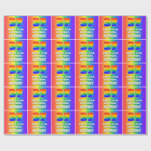 37誕生日: カラフル、おもしろいレインボーパターン# 37