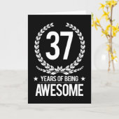 37誕生日(37歳素晴らし) カード (黄色い花)