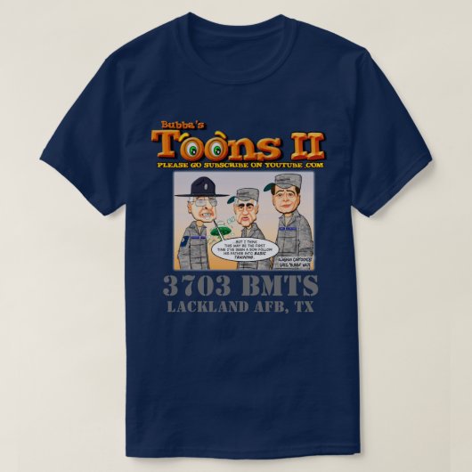 3703 BMTS LACKLAND AFB、サンアントニオ、テキサス州 Tシャツ (デザイン正面)