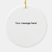 370Z圧延の打撃のクリスマスオーナメント セラミックオーナメント (裏面)