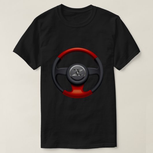 370Z ステアリングホイール Tシャツ (デザイン正面)