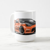 370Z ドローイング コーヒーマグカップ (正面左)