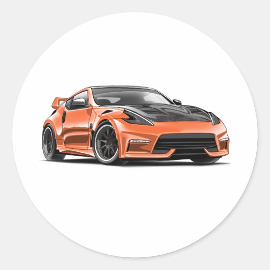 370Z ドローイング ラウンドシール (正面)