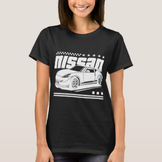 370z Tシャツ日産nismo jdmレジェンドホワイト Tシャツ