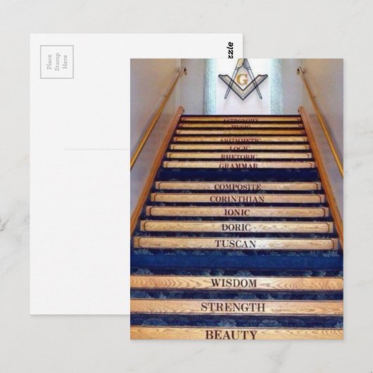 3722cafee7120c5d609b362ae29bec22--masonic-lodge-fr ポストカード (正面/裏面)