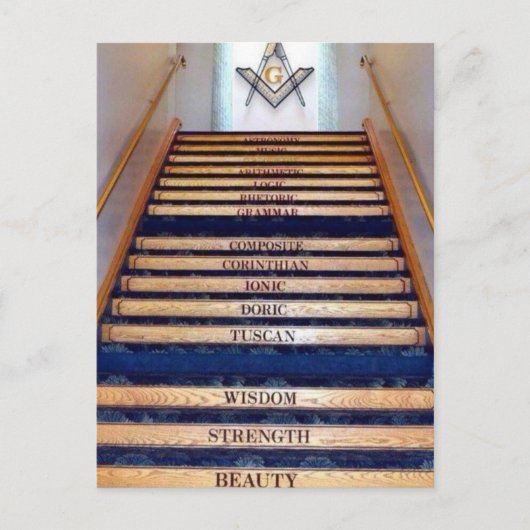 3722cafee7120c5d609b362ae29bec22--masonic-lodge-fr ポストカード (正面)