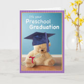 3746匹の幼稚園の卒業 カード (黄色い花)