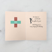 3750ココペリ誕生日 カード (内部)