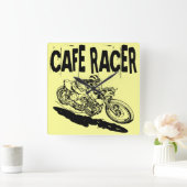 379カフェレーサー スクエア壁時計 (ホーム)