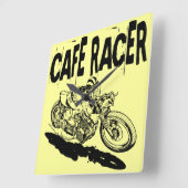 379カフェレーサー スクエア壁時計 (傾斜)