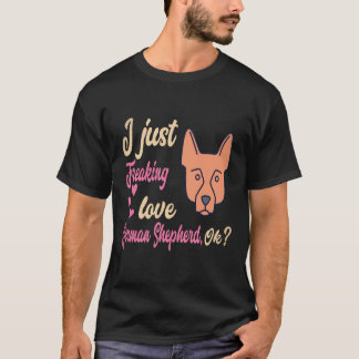 37 ジャーマンシェパード大好きですOK ジャーマン Tシャツ