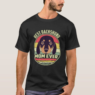 37 最高のダックスフンドのママ バージョン Tシャツ