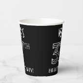 37th Birthday Party:アールデコスタイル+名前をカスタムする 紙コップ (左)