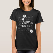37th Birthday Square Root Math 37 Years Old Bday Tシャツ (正面)