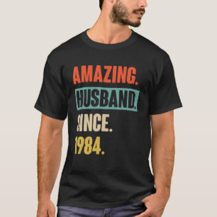 38の結婚アニバーサリーの贈り物 – 素晴らしい夫S Tシャツ