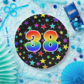 38イベント: はっきりした,おもしろい，レボカラフルン38 ペーパープレート (パーティー)