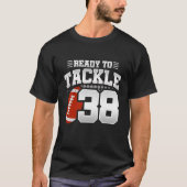 38サッカーパーティー38誕生日 Tシャツ (正面)