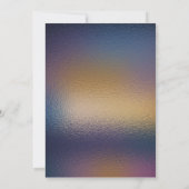 38日モダン濃い紫と金ゴールド 招待状 (裏面)