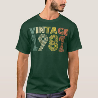 38歳の誕生日Tシャツ ギフト ヴィンテージ 1981 メンズ Tシャツ