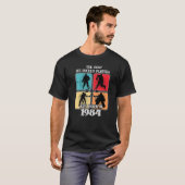 38歳アイスホッケープレーヤー1984 38誕生日V Tシャツ (正面フル)