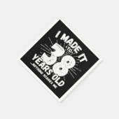 38歳皮肉ミームおもしろい38誕生日 スタンダードカクテルナプキン (角)