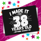 38歳皮肉ミームおもしろい38誕生日 ポストカード