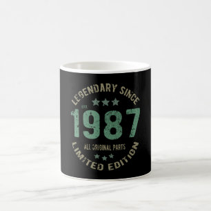 38歳1987年伝説38誕生日ギフト コーヒーマグカップ