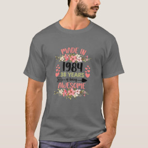 38歳38誕生日1984生まれ年女子 Tシャツ