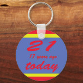 38歳 キーホルダー (正面)