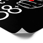 38歳+1 中指 39歳 女性 誕生日 リング ポスター (角)