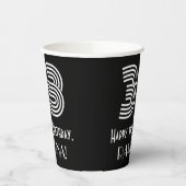38番目の誕生日—インスパイアアールデコの検索「38」 +名前 紙コップ (左)