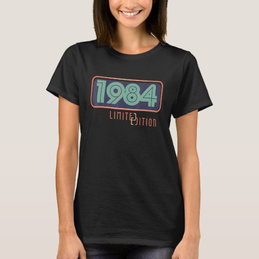 38誕生日レディースメンズ38年1984 2 Tシャツ (正面)