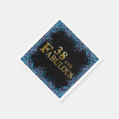 38誕生日 スタンダードカクテルナプキン (角)
