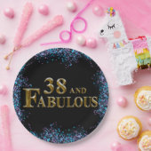 38誕生日 ペーパープレート (パーティー)