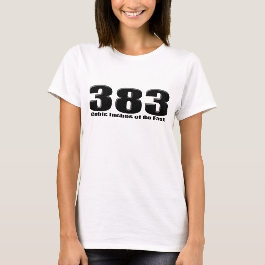 383 strokerは速く行きます tシャツ (正面)