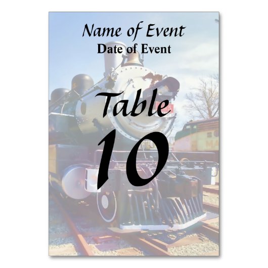 385蒸気機関車 テーブルナンバー (正面)