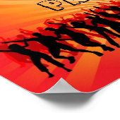 3866-vector-graphics-background-swirls-dj-girl... ポスター (角)