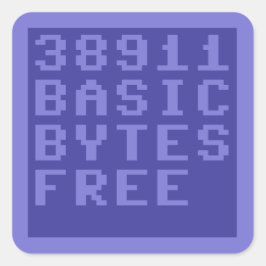 38911 BASIC BYTES FREE (Commodore 64) スクエアシール