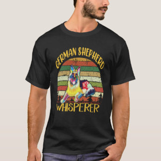 38 ジャーマンシェパード ジャーマンシェパード ウイスパー Tシャツ