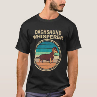 38 ダックスフント ささやき ヴィンテージ Tシャツ