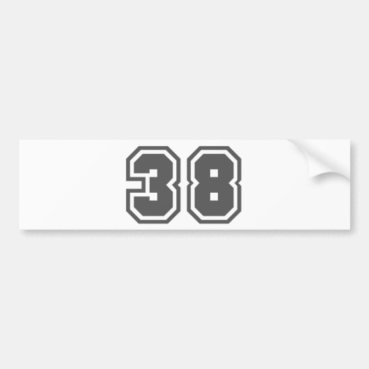 38 バンパーステッカー (正面)