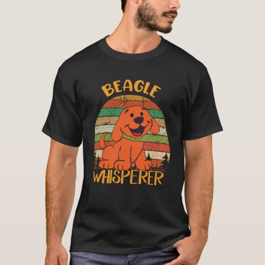 38 ビーグル語りかけ人 ビーグル Tシャツ (正面)