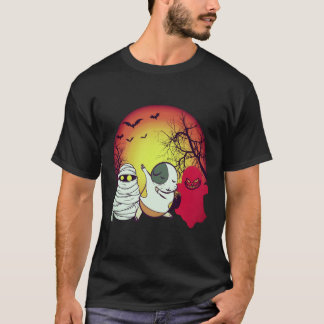 38 モルモット ハロウィン カボチャ Tシャツ