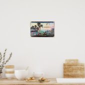 38. 藤川宿, 広重 ポスター (キッチン)