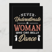 38.Never Underestimate A Woman Who Can Belly Dance セーブザデート (正面/裏面)
